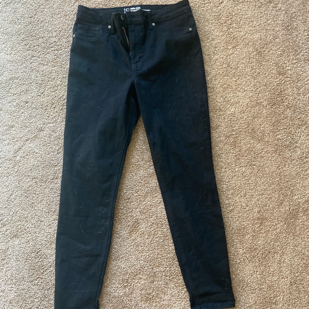 High rise skinny jeans